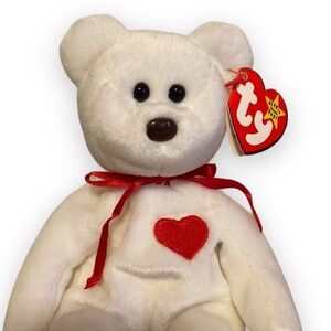 TY Valentino Bear Beanie Baby Vintage 90s